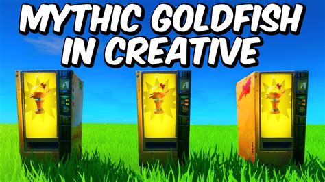 How to Get the MYTHIC GOLDFISH on your Fortnite Creative Island ...