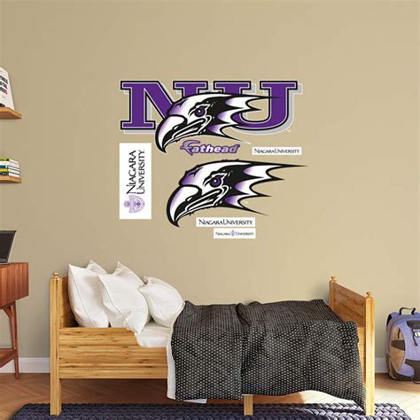 Niagara Purple Eagles Logo Wall Decal | Shop Fathead® for Niagara ...