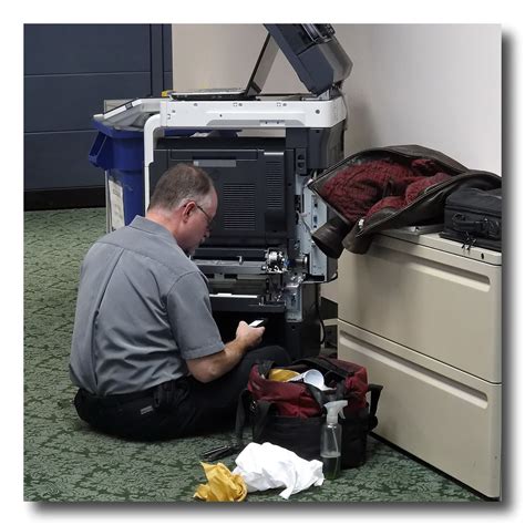 HVAC and Photocopier Repair Guy | The HVAC guy was doing a f… | Flickr