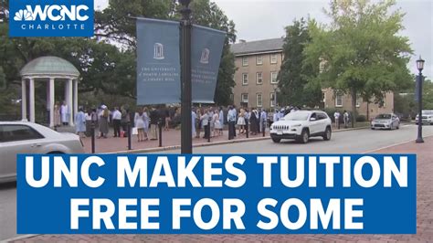 UNC-Chapel Hill to provide free tuition for NC families making less than $80,000 a year | wcnc.com