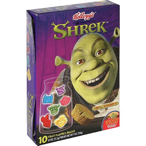 Kelloggs Fruit Flavored Snacks, Shrek, Assorted Flavors | Fruit Snacks ...