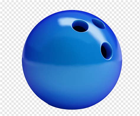 Bowlingkugel Zehnstift-Bowlingspielillustration, blaue Beschaffenheit ...