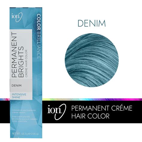 ion Permanent Brights Creme Hair Color Denim by Color Brilliance ...