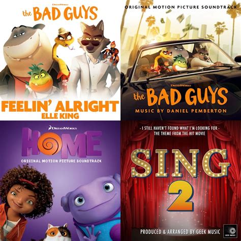 Animated movie soundtracks