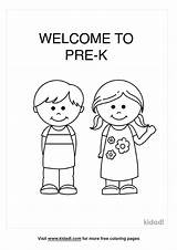 Welcome Kindergarten Coloring Pages sketch template