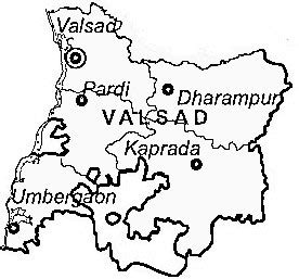 Valsad District | Valsad District Map