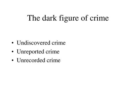 SC 104 Week 5: Crimes of the record:constructing criminal statistics - ppt download