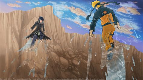 Fan art - Naruto VS Sasuke by bahtera-merdeka on DeviantArt