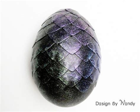 Dark Rainbow dragon egg miniature, iridescent black dragon egg, miniature geek decor dragon egg ...