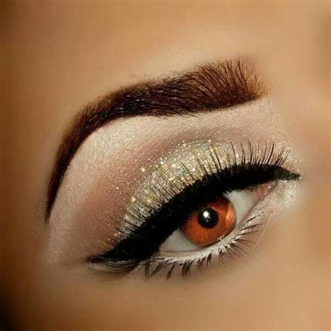 White Glitter eye shadow | Hair & Beauty that I love | Pinterest