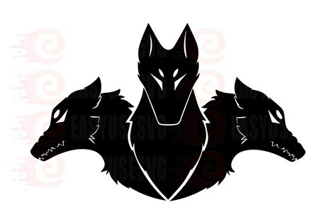 Cerberus SVG / Cerberus DXF / Cerberus PNG | Cerberus, Japanese tattoo ...