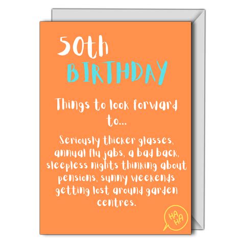 Funny 50th Birthday Card Printable By Cleverprintable - vrogue.co
