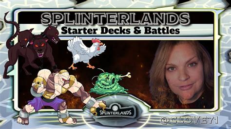 Splinterlands Starter Decks & Battles! - YouTube