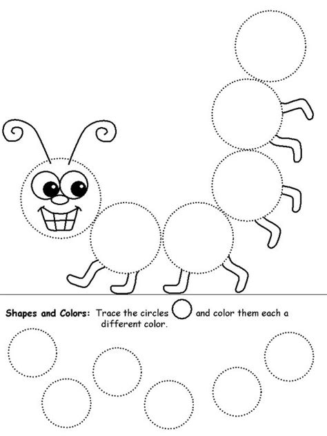 Learning Shapes: Circle worksheets and coloring pages #circles #shapes #preschool #worksheets ...