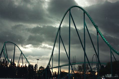 Sneak Peak! Canada's Wonderland Opening Tomorrow. Stormy Leviathan ...