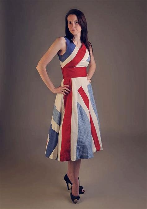 Red white & blue cotton Diamond Jubilee by HayleyJayneDesigns, £60.00 | Union jack dress, Plus ...