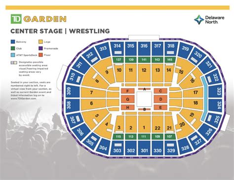 Td Garden Seating Chart For Bruins