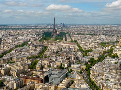 Eiffel Tower Aerial View