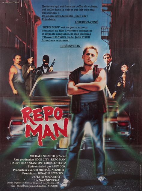 Repo Man Original 1984 French Grande Movie Poster - Posteritati Movie Poster Gallery