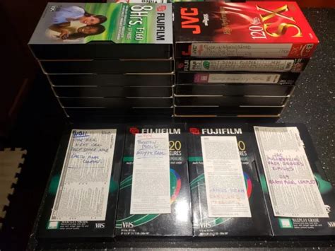 TDK T-120 USED Blank Vhs Tapes Dallas Ally Mcbeal Farscape DS9 Viper Nikita FOX £22.16 - PicClick UK