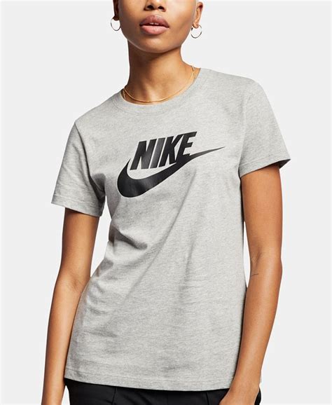 Nike Women's Sportswear Cotton Logo T-Shirt - Macy's