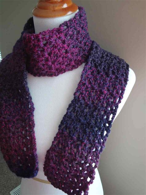 Crochet Infinity Scarf Free Pattern Pretty Lace Tutorial Part ...