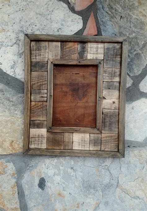 Rustic Handmade Wood Frame, Decorative Wood Frame, Woodframe, Antique ...