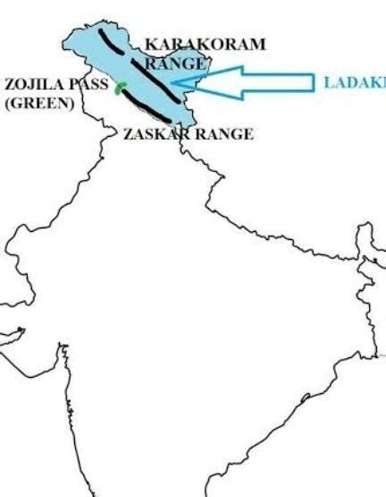 Karakoram range in india map - Brainly.in