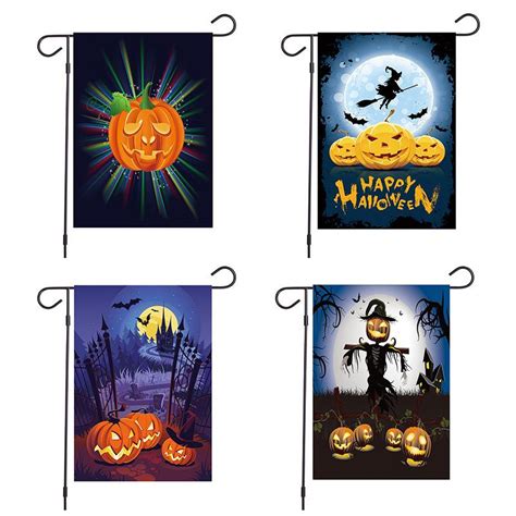 Buy Party Garden Flag Bright Outdoor Decorative Hanging Halloween Yard ...