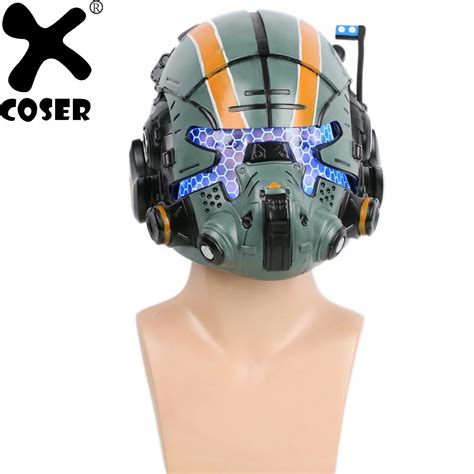 XCOSER Titanfall 2 Jack Cooper Helmet Game Cosplay Full Head Helmet ...