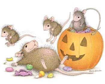 "Happy Halloween" from House-Mouse Designs® | House Mouse | Pinterest | Wall calendars, House ...