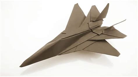 Origami Jet Fighter SU-57 (1 piece Of Paper) : r/interestingasfuck