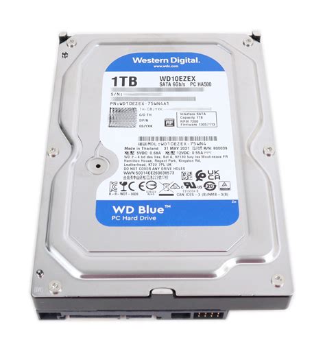 Dell WD 1TB WD10EZEX-75WN4A1 SATA 6GB/S 7.2K 3.5 RPM 8JYXK [8JYXK ...