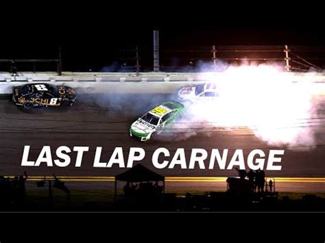 FINAL LAP CRASH - 2023 DAYTONA 500 NASCAR CUP SERIES RACE - Win Big Sports