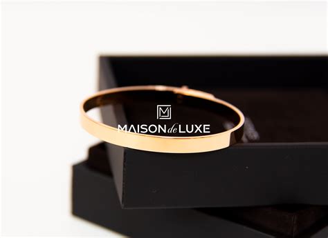 Hermes Rose Gold 4 Diamonds Kelly Bracelet ST – MAISON de LUXE