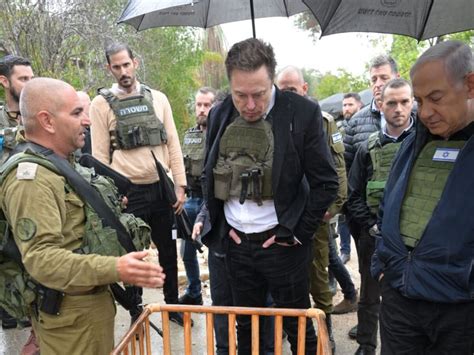 Musk, Netanyahu Visit Massacre Site Amid Antisemitism Furor - Bloomberg