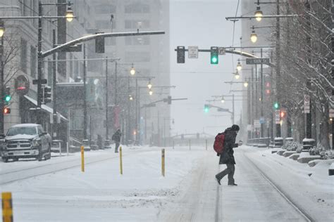 Photos: Kansas City draped in snow after winter storm, closing schools and businesses | KCUR ...