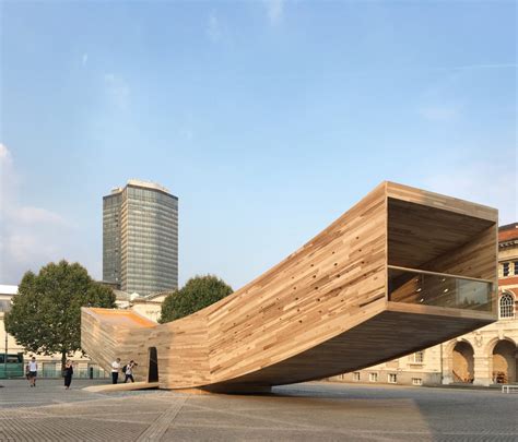 London Design Festival welcomes modular CLT pavilion built by Arup and AHEC