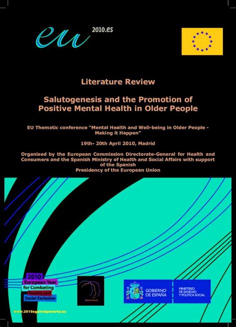 (PDF) Literature Review Salutogenesis and the Promotion of ...ec.europa.eu/health/sites/health ...