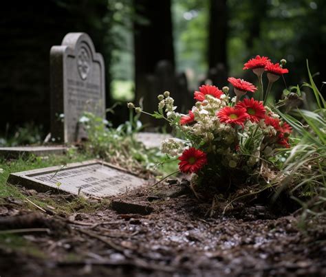 Tombstones In Cemetery Photograph Free Stock Photo - Public Domain Pictures