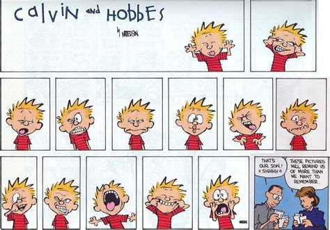 Calvin and Hobbes -- School Picture Day - Tom Heck