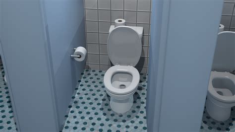 Toilet Free 3D Model - .3ds .obj .fbx - Free3D