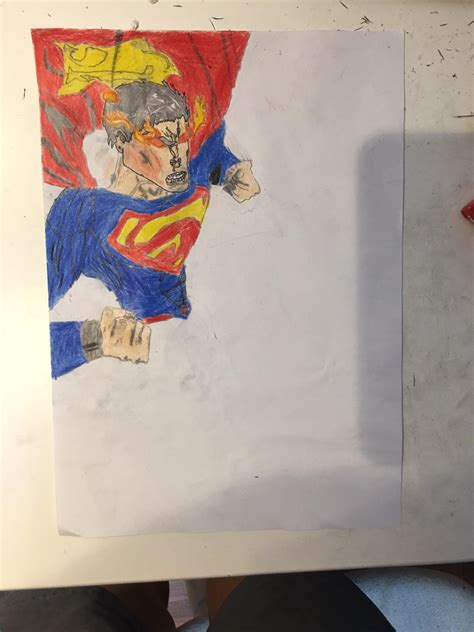 [Fan Art] This my first Superman fan art. I know it’s not very good ...