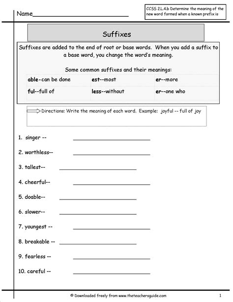 19 Suffix ING Worksheets For First Grade / worksheeto.com