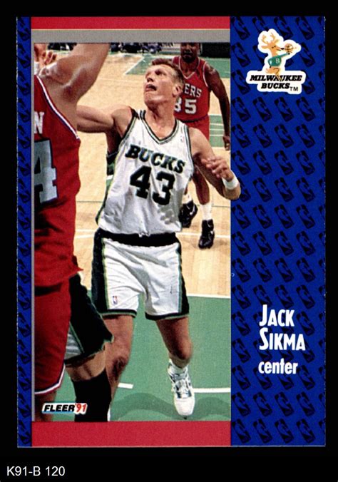 1991 Fleer #120 Jack Sikma 8 - NM/MT