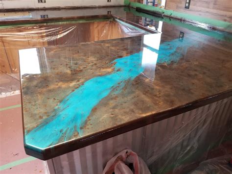 Epoxy Countertop Gallery - Leggari | Epoxy countertop, Custom ...