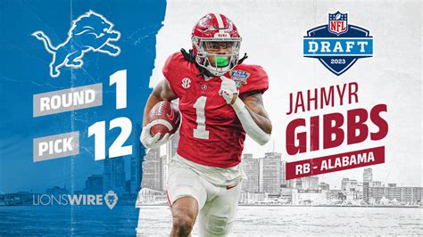 Draft reaction: Lions select Jahmyr Gibbs No. 12 overall