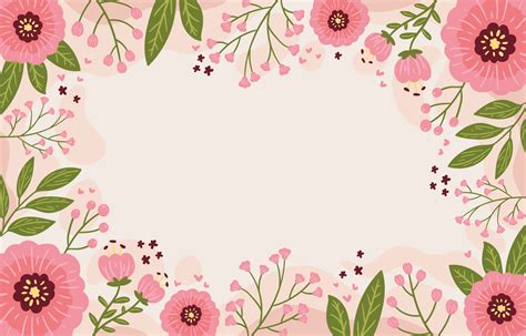 Simple Pink Floral Background 1880013 Vector Art at Vecteezy