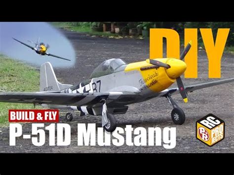 P-51 Mustang RC Plane Build and Fly - YouTube