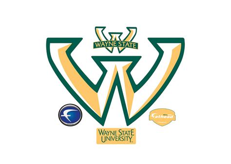 Wayne State Warriors Logo Wall Decal | Shop Fathead® for Wayne State Warriors Decor
